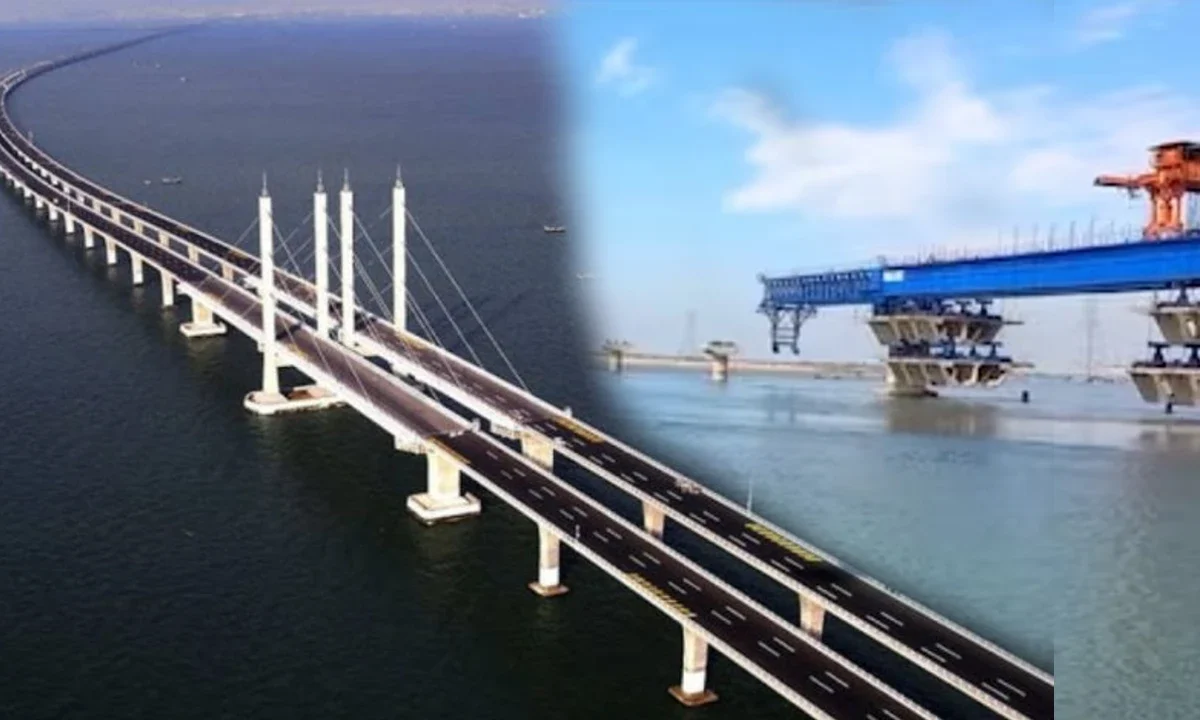 road bridge is being built in Bihar