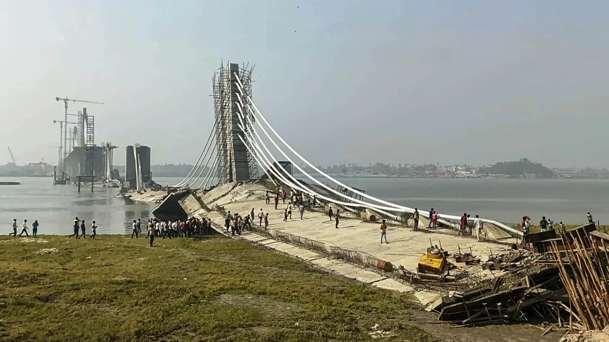 Bihar mega bridge Construction
