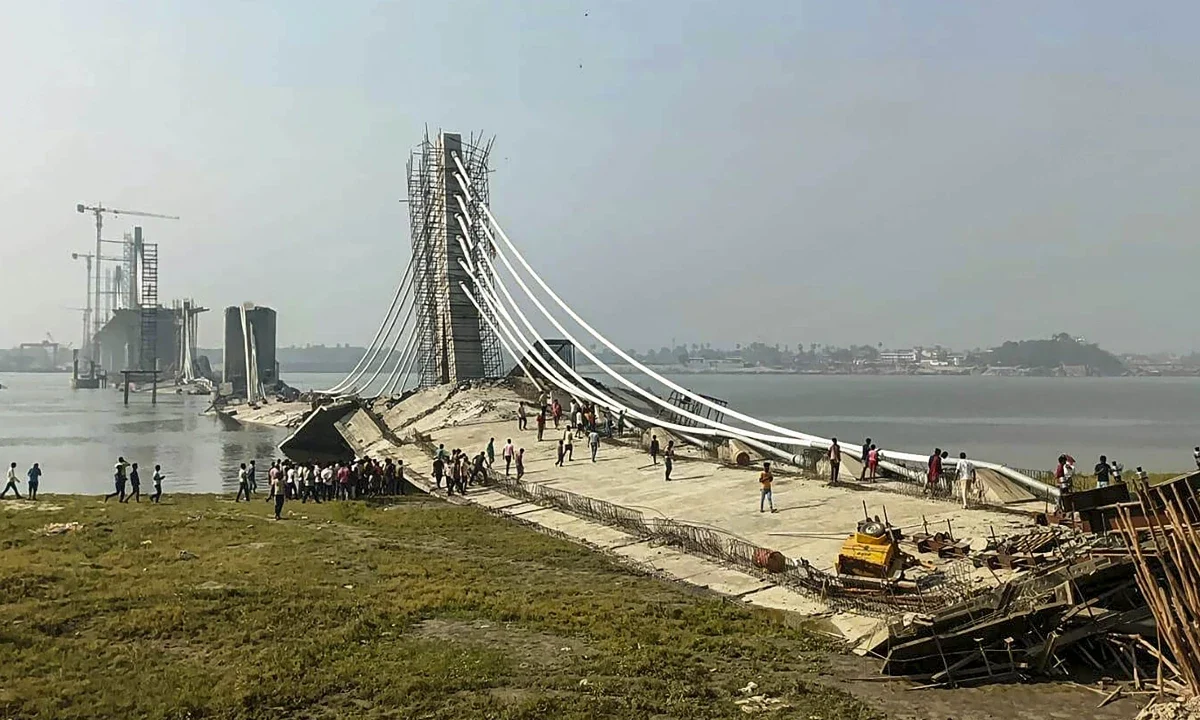 Bihar mega bridge Construction