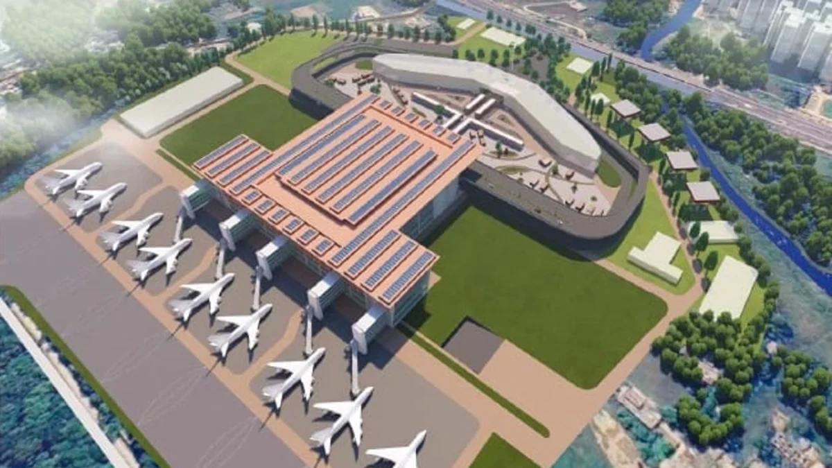 Darbhanga Airport, construction