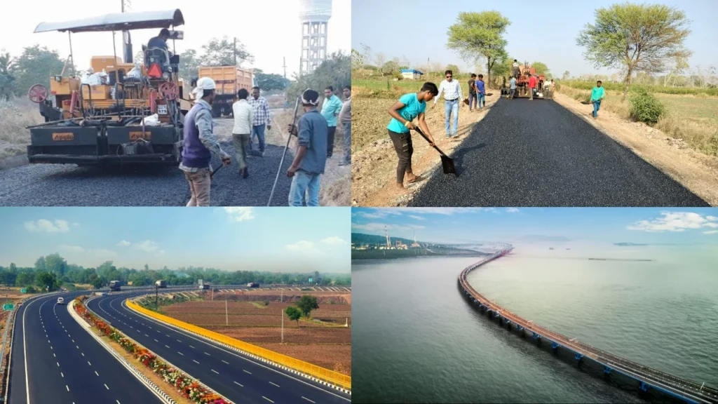 Bihar, rural roads, construction